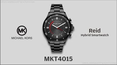 michael kors mkt4015 hybridcommercial|Michael Kors Reid Access Hybrid Black IP Watch MKT4015 .